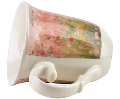 Affek Design LAVIA Puodelis 320ml 9,5x13x10,5cm rožinė impresja