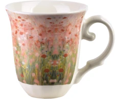 Affek Design LAVIA Puodelis 320ml 9,5x13x10,5cm rožinė impresja