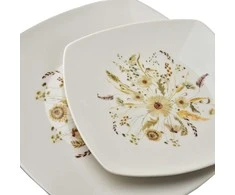 Affek Design LEA BEIGE Komplet obiadowy 18części miska 16,5cm 500ml/18cm/24cm