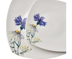 Affek Design LEA CORNFLOWER 18 dalių pietų servizas dubenėlis 16,5 cm 500 ml / 18 cm / 24 cm