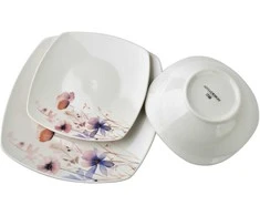 Affek Design LEA DELICATE pietų rinkinys 18 dalių dubenėlis 16 cm 500 ml/18 cm/24 cm