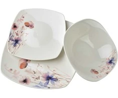 Affek Design LEA DELICATE Komplet obiadowy 18części miska 16cm 500ml/18cm/24cm