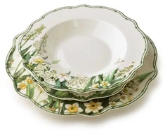 Affek Design LEA ELEGANT 18 dalių rinkinys 27 cm vakarienės / 19,5 cm deserto / 22 cm gylio