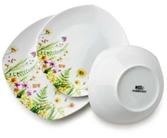 Affek Design LEA GELB Komplet obiadowy 18cz. miska 500ml 16,5/19,5/22cm