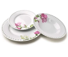Affek Design LEA MALLOW pietų rinkinys 18 dalių 21,8 cm/19,2/27 cm sriubos lėkštė 220 ml
