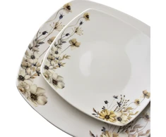 Affek Design LEA PRIME 18 dalių pietų servizas, dubuo 500 ml, 16,5 cm / 18 cm / 24 cm