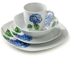 Affek Design LEA PURPLE Komplet obiadowy 16cz. kubek 370ml/miska 500ml 17/19,5/25,5cm