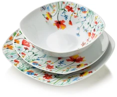 Affek Design LEA SMOOTH 18 dalių pietų servizas, dubenėlis 500 ml, 16,5/19,5/22 cm