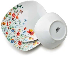 Affek Design LEA SMOOTH Komplet obiadowy 18cz.miska 500ml 16,5/19,5/22cm