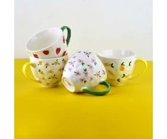 Affek Design LIMONE Puodelis 400 ml 11x15x9 cm citrinos spalvos