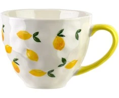 Affek Design LIMONE Puodelis 400 ml 11x15x9 cm citrinos spalvos