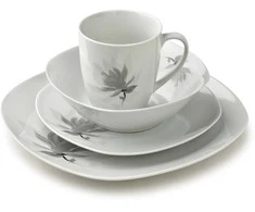 Affek Design MAGNOLIA Komplet obiadowy 16 cz. kubek 370ml/miska 500ml 17/19,5/25,5cm