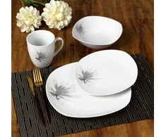 Affek Design MAGNOLIA Komplet obiadowy 16 cz. kubek 370ml/miska 500ml 17/19,5/25,5cm