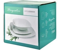 Mondex MAGNOLIA pietų rinkinys, 18 vnt. 18 vnt./23,5 vnt./16 vnt.