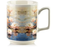 Affek Design MOJRA Puodelis 350ml 8x11x10cm nenufar