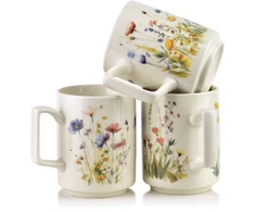 Affek Design MOJRA Puodelis 350ml 8x11x10cm łączka