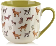 Affek Design NOAH Puodelis 410ml 9,5x13x9,5cm pieski