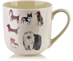 Affek Design NOAH Puodelis 410ml 9,5x13x9,5cm pieski