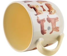 Affek Design NOAH Puodelis 410ml 9,5x13x9,5cm pieski