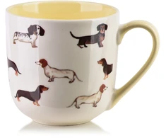 Affek Design NOAH Puodelis 410ml 9,5x13x9,5cm jamniki