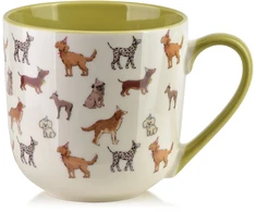 Affek Design NOAH Puodelis 410ml 9,5x13x9,5cm pieski