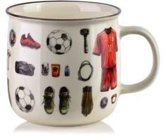 Affek Design NORMAN puodelis 450 ml 9,6 x 13 x 9,3 cm futbolas