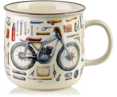 Affek Design NORMAN puodelis 450 ml 9,6 x 13 x 9,3 cm motociklas