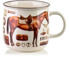 Affek Design NORMAN Puodelis 450 ml 9,6x13x9,3 cm arklys, jojimas