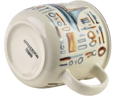 Affek Design NORMAN Puodelis 450ml 9,6x13x9,3cm żaglówka