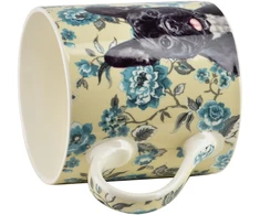 Affek Design NOYA Puodelis su breloczkiem 380ml 9x13x9cm Buldog francuski