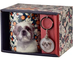 Affek Design NOYA Puodelis su breloczkiem 380ml 9x13x9cmShih Tzu