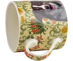 Affek Design NOYA Puodelis su breloczkiem 380ml 9x13x9cm Border Collie