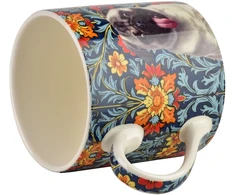 Affek Design NOYA Puodelis su breloczkiem 380ml 9x13x9cm Mops