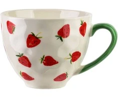Affek Design 400 ml puodelis 11x15x9 cm braškių skonio