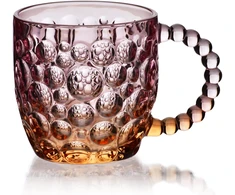 Affek Design Puodelis 350ml iš stiklo,rusvas
