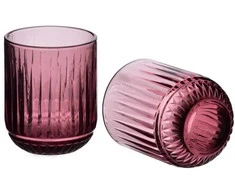 Allesken ELISE PURPLE Komplet 4 szklanek 260ml7,5x7,5x9,4 cm