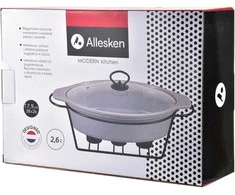 Allesken MODERNUS VIRTUVĖS 2,6 l puodas su šildytuvu 38x26x7,9 cm
