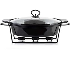 Mondex Juodas OVEL KERAMINIS INDAS SU DANGIU IR Juodas ŠILDYTUVAS 2,6l