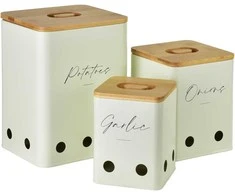 Modern Kitchen MODERNI VIRTUVĖ Česnakų indelis 11,2x11,2x15 cm
