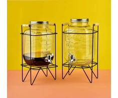 Allesken MODERN KITCHEN Słój su kranikiem 4L11x17x26 cm plus stelaż