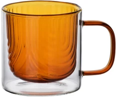 Allesken PETER HONEY puodelis 320 ml 9x13x9 cm dvigubomis sienelėmis
