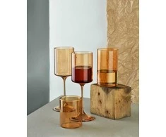 Allesken ROMANE 4 stiklinių rinkinys, 300 ml, borosilikatinis, 7x7x22 cm