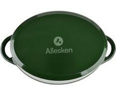 Allesken Mondex Indukcinė viryklė, ketaus, emaliuota, ovali, žalia, 4,7L