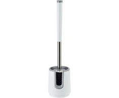 Bathlab By Mondex EDA SILICONE tualetinis šepetys, baltas, 10 x 41 cm, TPR