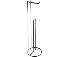 Bathlab DEA Juodas tualetinio popieriaus stovas 15x15x54 cm