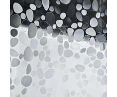 Bathlab ZAC PATTERN Dušo užuolaida 180x180cm