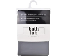 Bathlab ZAC Pilkas Dušo užuolaidos 180x180cm12 kilpos
