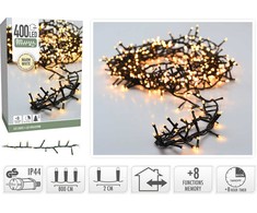 Mondex 400LED 8m lauko šviesos grandinėlė8 funkcijos