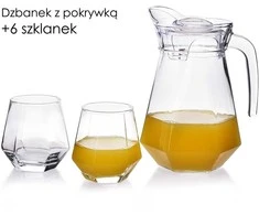 Hendi Mondex Since 1986 ADEL Komplet dzbanek i 6 szklanek1,4L 6x330ml