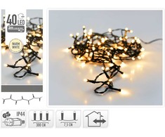 „Mondex“ LED girlianda 40 WW lauko šviestuvams, 300 cm